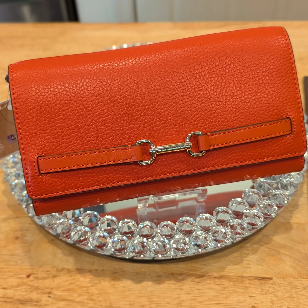 Michael Kors Carson Wallet on a Chain NWT